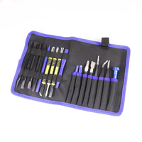 KGX K-1102 17 en 1 outil douverture de levier professionnel Kits doutils de réparation de téléphone portable a