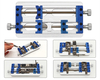 KGX Pcb support de montage en alliage daluminium Base fixe 2 + 1 axe de Rotation pour précision carte mère carte mè