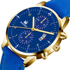 Khorasan mode affaires décoré pointeur avec calendrier cadran en cuir PU Bande hommes montre à Quartz bracelet