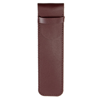 Kicute À La Main Véritable Crayon Sac En Cuir De Vachette Fontaine Stylo Cas Couverture Bureau Fournitures Scolaires