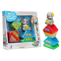 Kids Colorful Stacking Dog Pile Up Tower Toy Apprendre Plaything Cups Counting Stack Cups Blocks