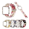 Kidston Floral PU Cuir Strap Sport Bande Boucle Avec Cadre Pour Fitbit Blaze Tracker