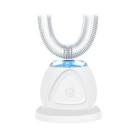 KIFIT U brosse à dents électrique 3 modes nettoyage sonique puissant blanchiment soins bucco-dentaires flexibles étanché