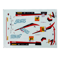Killerbody 48739 feuille de décalcomanies autocollant bricolage pour SUBARU BRZ R&D SPORT 1/10 RC coque de carrosserie