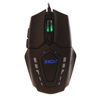 Kim Pshui VP-X7 Souris de jeu filaire 6 touches 2400DPI Souris optique pour PC Computer Gamer