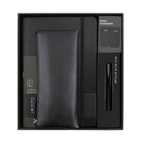 Kinbor DTB2001 Business Gift Box A5 Cahier Stylo À Bille Stylo Crayon Sac Marque-Pages Set Bureau École Papeterie Ensemb