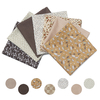 KING DO WAY 7PCS Brown Series Tissu de coton bricolage Tissu de patchwork écologique non toxique