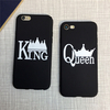 King And Queen Matte Soft TPU Housse de protection pour iPhone 7/8
