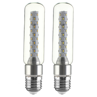KINGSO 2 Pack E27/E26 T10 128 6W COB 3014 48 Led Vintage Retro SMD Light Edison Style Vis Technologie Filament Nostalgiq