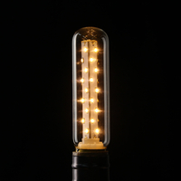 KINGSO E27 3W T25 LED Vintage Lumière Rétro Edison Style Vis Tubulaire Ampoule Blanc Chaud 2300K 220V