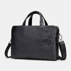 Kinmac 14 pouces mode multifonction en cuir PU étanche Macbook sac de rangement porte-documents sac à bandoulière