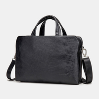 Kinmac 14 pouces mode multifonction en cuir PU étanche Macbook sac de rangement porte-documents sac à bandoulière