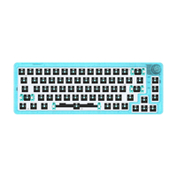 Kit clavier personnalisé GamaKay LK67 67 touches RGB échangeable à chaud bluetooth Translucide 65% programmable triple m