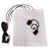 Kit coussinets chauffants pour siège de voiture universel 12V 25W pour coussin chauffant chauffant en fibre de carbone