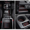 Kit daccessoires de doublure de tasse / porte / Console 27 pièces tapis de rangement de Console pour Toyota 4Runner
