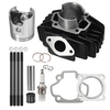 Kit danneau de cylindre de piston de 60cc réglé par extrémité supérieure de grand alésage pour Yamaha PW50 1981-200