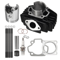 Kit danneau de cylindre de piston de 60cc réglé par extrémité supérieure de grand alésage pour Yamaha PW50 1981-200