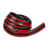 Kit dautocollant de lèvre daile de spoiler daile de spoiler arrière de voiture automatique noire noire un