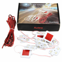 Kit déclairage intérieur de voiture 10x4 LED lumière de chargement modules led plafonniers de camion blanc