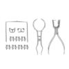 Kit de barrage en caoutchouc Basic Dentist Dental Tools - Ensemble dinstruments chirurgicaux