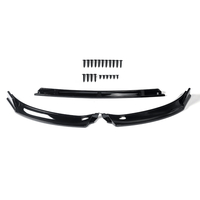 Kit de becquet de corps de lèvre de pare-chocs avant noir brillant pour VW Golf MK7 2014-2017