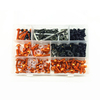 Kit de boulons de carénage de pare-brise de moto Sportbike 223 pièces Clips de fixation vis