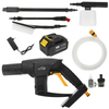 Kit de buse pour tuyau deau nettoyeur haute pression sans fil 21 V + Batterie / chargeur