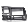 Kit de cadre de tableau de bord de radio stéréo de voiture double 2 Din avec faisceau de câbles pour Honda Civic 2006-20