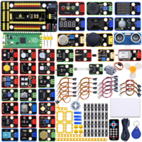 Kit de capteurs Raspberry Pi Pico 37 en 1 pour MicroPython avec programmation MicroPython de base de la carte mère