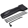 Kit de clé de cosse doutil de cric de pneu de rechange et étui en cuir PU pour Nissan Frontier 05-14
