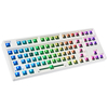 Kit de clavier mécanique 87 touches échangeables à chaud filaire/sans fil 2/3 Mode RVB compatible avec 3/5 broches pour