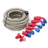 Kit de conduite de retour en acier tressé en acier tressé AN10-AN6 pour cellule en aluminium