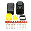 Kit de connecteurs mâles femelles multi-connecteurs de câblage électrique étanche 6 broches