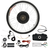 Kit de Conversion de moteur de moyeu de vélo électrique de vélo électrique de Scooter de haute vitesse LCD + 48 V 1000 W