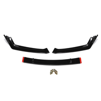 Kit de corps de lèvre de pare-chocs avant Spoiler noir brillant pour Honda Accord 9-9.5th 2014-2017