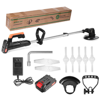 Kit de coupe-herbe électrique sans fil Rechargeable 24 V tondeuse à gazon de jardin avec 1/2 pièces Batterie