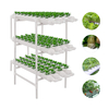 Kit de culture de site hydroponique 3 couches 12 tuyaux 108 sites de plantes Système de culture hydroponique Culture de