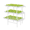 Kit de culture hydroponique 110-220 V 108 Sites végétaux 12 tuyaux 3 couches plante de jardin plantation de légumes Cult