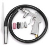 Kit de décapage au jet de sable de sable et outils de dérouillage de verre de connecteur rapide de bec