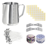 Kit de fabrication de bougies bricolage bougies artisanat ensemble doutils versant pot mèches cire Kit cadeau outil