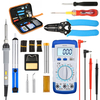 Kit de fer à souder 60W conseils outil de soudage électronique étui à température réglable