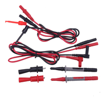 Kit de fils de test électronique avec pince crocodile disolation