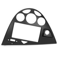 Kit de garniture de Fascia de voiture noire 2 Din cadre de tableau de bord pour Ford Fiesta 1995-2001 Focus 1998-2004