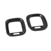 Kit de garniture de sortie ca de couverture dévent en Fiber de carbone 2 pièces pour Dodge Charger 2015+