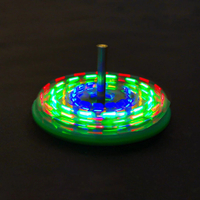Kit de gyroscope rotatif de bureau LED Couvercle de lumières clignotantes Kit de produit de soudage électronique amusant