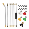 Kit de lance de nettoyage de tige dextension de nettoyeur haute pression 5pcs buses de connexion rapide