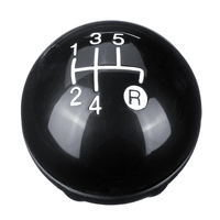 Kit de levier de vitesses noir à 5 vitesses pour Fiat 500 500c 2012-2013