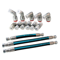 Kit de lignes de tuyaux HPOP de pompe à huile haute pression de 7.3L Powerstroke et ligne de croisement pour Ford 1999-2
