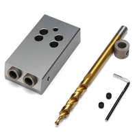 Kit de localisation de trou oblique avec loutil de gabarit de trou de poche de foret de 9.5mm