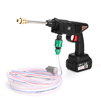 Kit de Machine de nettoyage de buse deau de pression de lavage de voiture sans fil 24V 300W 5600mAh 30Bar W / Bette